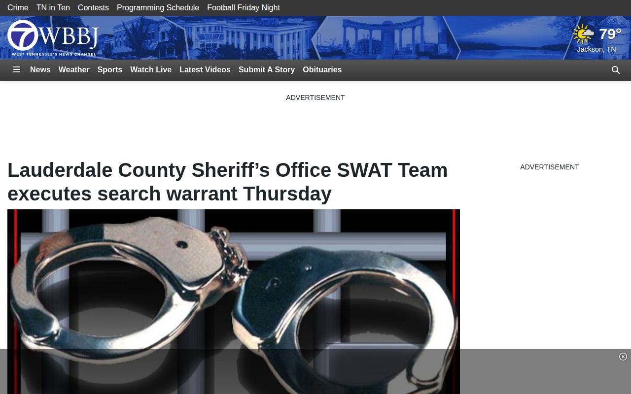 Regional Lauderdale County arrest news report